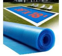 VEVOR Copertura Solare per Piscina da 10972 x 5486 mm, Coperta Solare per Piscine con Doppio Strato d'Aria Termoisolante per Piscine, Assorbimento del Calore Diurno, Ritenzione del Calore Notturno