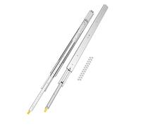 VEVOR Coppia di binari per cassetti con estensione completa 1422 mm, portata 226 kg, guide per cassetti, design a doppia serratura, guide telescopiche montate lateralmente per scaffali, armadi