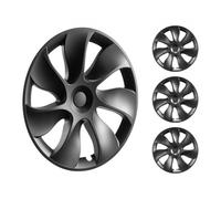 VEVOR Copricerchi Coprimozzo 528 mm Modello Y 2021-2023, Coprimozzo Completamente Aderente con Pulsante, Nastro Protettivo e Foro per Ugello della Valvola, Coprimozzo in ABS e PC con Elevata Rigidità