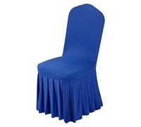 VEVOR Coprisedie Elasticizzati, 30 Pezzi Lavabili e Rimovibili in Poliestere e Spandex per Matrimoni, Feste, Sale da Pranzo, Banchetti, Ristoranti, Adatti a Sedie 510 x 450 x 950 mm, Blu