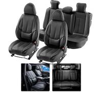 VEVOR Coprisedili Auto Universali Set Completo Sedili 13 Pezzi Sedile Anteriore Posteriore, Coprisedile in Ecopelle, Disegno Completamente Chiuso, Poggiatesta Staccabile, Airbag, per Auto SUV Camion