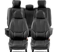 VEVOR Coprisedili Auto Universali Set Completo Sedili 13 Pezzi Sedile Anteriore Posteriore, Coprisedile in Ecopelle, Disegno Completamente Chiuso, Poggiatesta Staccabile, Airbag, per Auto SUV Camion