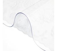 VEVOR Tovaglia in PVC trasparente Copritavolo impermeabile 40x72 Protezione