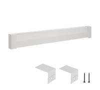 VEVOR Copritermosifone, Profilo Angolare per Battiscopa Riscaldante, Serie di Base da 1526 mm, Copritermosifone Elettrico Standard per Ristrutturazioni Domestiche, in Acciaio Resistente, Bianco