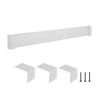 VEVOR Copritermosifone, Profilo Angolare per Battiscopa Riscaldante, Serie Premium da 1832 mm, Copritermosifone Elettrico Standard per Ristrutturazioni Domestiche, in Acciaio Resistente, Bianco