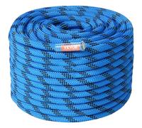 VEVOR Corda Statica da Arrampicata 12,7 mm, Corda da Arrampicata all'Aperto 38m Resistenza alla Rottura 30 Kn, Corda in Fibra con Moschettone In Acciaio per Fuga, Discesa in Corda Doppia
