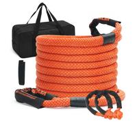 VEVOR Corda da Traino per Recupero Cinetico, Cinghia da Strappo Fuoristrada per Carichi Pesanti Fuoristrada, 22,225 mm x 9,1 m, 13871 kg, Nylon, Cinghia per Strappi Resistente Jeep Auto Camion SUV