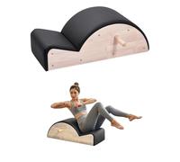 VEVOR Correttore per Colonna Vertebrale Pilates, Strumento per Allenamento Fitness in Legno di Gomma, Attrezzatura Corpo per Colonna Vertebrale, Equilibrio, Rafforzamento Esercizi