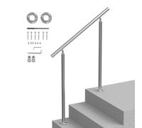 VEVOR Kit Corrimano 100 cm Gradini Esterni Scale Portici Terrazze Acciaio Inox