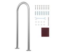 VEVOR Corrimano per Piscina 915 x 330,2 mm Ringhiera per Piscina in Alluminio