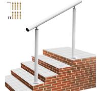 VEVOR Corrimano Scale Esterno Alluminio per Giardino 4 Piedi 34 Pollici Bianco