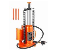 VEVOR Cric a Bottiglia Pneumatico Idraulico con Capacità di Sollevamento di 12 Tonnellate, Martinetto a Bottiglia Intervallo di Sollevamento 265-505 mm, Pneumatico/Manuale, Riparazioni Auto