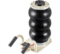 VEVOR Cric a sacco 3 tonnellate con sollevamento fino a 40 cm, 3 - 5S a sollevamento rapido per auto con manico corto (beige)