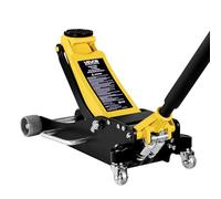 VEVOR Cric da Pavimento a Basso Profilo Capacità 2,5 t, Cric da Pavimento da Corsa in Alluminio e Acciaio con Pompa a Sollevamento Rapido a Doppio Pistone, per Carrelli per SUV Compatti