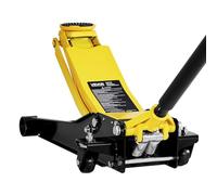 VEVOR Cric da Pavimento a Basso Profilo Capacità 2 t, Cric da Pavimento da Corsa in Acciaio con Pompa a Sollevamento Rapido a Doppio Pistone, Sollevatore Idraulico per Auto Sportive, Berline