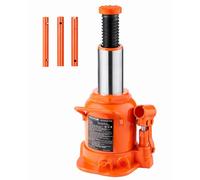 VEVOR Cric Idraulico a Bottiglia 20 T, Cricco a Bottiglia Saldato con Intervallo Sollevamento 170-320 mm e Maniglia Lunga a 3 Sezioni, per Pick-Up, Camper, Riparazioni Auto, Ingegneria Industriale