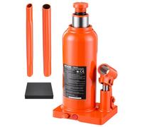 VEVOR Cric Idraulico a Bottiglia Carico 12 Tonnellate da Garage Officina Corsa di Sollevamento da 230 a 440 mm, Martinetto Multidirezionale con Maniglia Lunga, Berline, SUV, Pick-up, Camion, Autobus