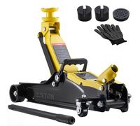 VEVOR Cric Idraulico a Carrello 2,5 T a Doppio Pistone Altezza 85-350 mm per SUV