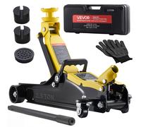 VEVOR Cric Idraulico a Carrello 2,5T a Pistone Singolo Altezza 85-350mm per Auto