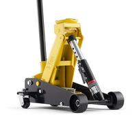 VEVOR Cric Idraulico a Carrello 3 Tonnellate a Basso Profilo, Cric Idraulico da Pavimento da Corsa in Acciaio a Pistone Singolo, Altezza di Sollevamento 130-500 mm, Multiuso per Auto Sportivo e SUV