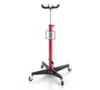 VEVOR Cric Idraulico, capacità di Sollevamento 500 kg, Cric Telescopico con Pedale, Ruota Girevole, Altezza di Sollevamento Elevata 1120 a 1870 mm, Sollevatore Idraulico per Motore per Garage