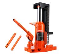 VEVOR Cric Idraulico con Punta 297 x 210 x 315 mm Cric per Martinetto Idraulico, Sollevatore 10 Tonnellate sulla Punta, 20 Tonnellate con Capacità di Sollevamento Superiore, per Macchinari, Industria