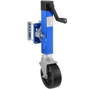 VEVOR Cric per Rimorchio con Ruota per Impieghi Gravosi da 725 kg Cric con Timone per Rimorchio Imbullonato con Maniglia Ergonomica, Ruota Singola, Sollevamento da 254 mm Rimorchio per Uso Generico