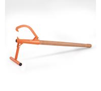 VEVOR Cric per Tronchi, Lunghezza 1180 mm Sollevatore per Tronchi per Impieghi Gravosi con Manico in Legno, Rullo per Tronchi con Gancio Regolabile, Attrezzi per Registrazione, Diametro Fino a 381 mm