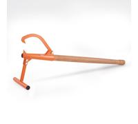 VEVOR Cric per Tronchi, Lunghezza 1180 mm Sollevatore per Tronchi per Impieghi Gravosi con Manico in Legno, Rullo per Tronchi con Gancio Regolabile, Attrezzi per Registrazione, Diametro Fino a 381 mm