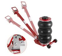VEVOR Cric Pneumatico Martinetto Capacità 3T per Sollevamento Auto 14-45cm Rossa
