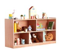 VEVOR Armadietto portaoggetti a cubetti, Scaffale portaoggetti cubico 5 scomparti, Armadietto portaoggetti 2 ripiani, Armadietto portaoggetti per aula, Mobili aula casa, l'asilo nido, scuola materna