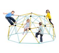 VEVOR Cupola da Arrampicata Geometrica per Bambini da 3 a 10 Anni, 305 cm, Supporta 340 kg, con Maniglia da Arrampicata, Montaggio Facile, Parco Giochi da Esterno Giardino, Cortile