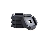 VEVOR Cuscinetti Livellanti Durevole, 4 Pezzi in Gomma Rimorchio, Ognuno con capacità 2,3 T, Cuscinetto Stabilizzatore con Ampia Superficie Compatibilità del Piede di Supporto 139,7 mm