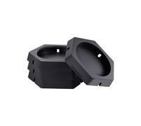 VEVOR Cuscinetti Livellanti Durevole, 4 Pezzi in Gomma Rimorchio, Ognuno con Capacità 2,3 T, Cuscinetto Stabilizzatore con Ampia Superficie Compatibilità del Piede di Supporto 254 mm