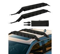 VEVOR Cuscinetto morbido per portapacchi (838 mm) grande cuscinetto universale per portapacchi auto, capacità di carico 80 kg, per kayak con 2 cinghie di fissaggio e borsa portatile per snowboard
