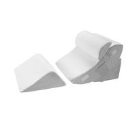 VEVOR Cuscino a Cuneo per Dormire, Set di 4, Cuscini Ortopedici Regolabili per Letto, Supporto per Gambe, Collo e Spalle, per Mal di Schiena, Reflusso Acido, Sollievo dal Russare, Bianco/Grigio