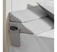 VEVOR Cuscino a Cuneo per Testiera 152,4 x 25,4 x 15,2 cm per Letto Grigio