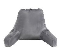 VEVOR Cuscino da Lettura da Letto Grande Cuscino per Schiena con 3 Tasche Grigio
