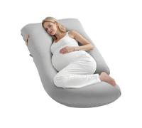 VEVOR Cuscino per la Gravidanza, Cuscino per Maternità a Forma di G per Tutto il Corpo per Donne Incinte, Supporto per la Gravidanza Morbido Traspirante con Fodera Rimovibile e Lavabile