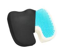 VEVOR Cuscino per seduta in gel rinfrescante + cuscino in memory foam, cuscino per sedia a rotelle, con taglio a forma di U e fodera rimovibile, leggero e portatile per viaggi, auto