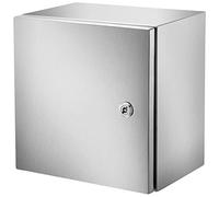 VEVOR Custodia in acciaio inox NEMA, scatola elettrica in acciaio NEMA, IP66 impermeabile e antipolvere, scatola di giunzione elettrica per esterni/interni, con piastra di montaggio