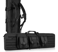 VEVOR Custodia per Fucili 91cm Borsa Tattica Lunga per Trasporto Fucili, Fodero per Fucile con Spallacci Cerniera Bloccabile Capienza circa 2 Fucili da 86cm 2 Pistole Colore Nero, Borsa Porta Fucili