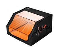 VEVOR Custodia per Incisore Laser, 800 x 800 x 500 mm Custodia Protettiva per Incisione Laser, Rivestimento Protettivo Ignifugo, con Ventola di Scarico e Tubo, per Maggior Parte degli Incisori Laser