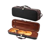 VEVOR Custodia per Violino, Dimensione Completa 4/4, Custodia da Viaggio per Violino 4/4, Igrometro Incorporato, Borsa da Viaggio Portatile Leggera, con Fodera in Peluche, Tracolle, Forma Oblunga