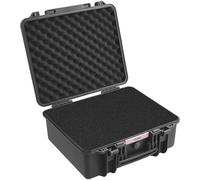 VEVOR Custodia Rigida per Pistola con Schiuma PU Pretagliata, Custodia Rigida Impermeabile Antipolvere Capienza 6 Pistole, Custodia per Armi da Fuoco da Caccia con Serratura 491 x 434 x 211 mm