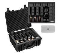 VEVOR Custodia Rigida per Pistola Protettiva Fodera Schiuma XPE 5 Pistole