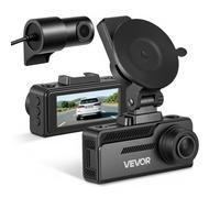 VEVOR Dash Cam per Auto Anteriore Posteriore, Mini Telecamera per Auto 4K+1080P, Dash Cam per Veicoli Doppio Canale Risoluzione Schermo 960 x 376 px, Scheda da 32 GB, GPS Integrato, 90 x 38 x 48 mm