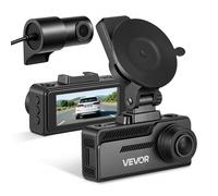 VEVOR Dash Cam per Auto da Anteriore Posteriore Canale Doppio 90 x 38 x 48 mm