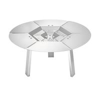 VEVOR Deflettore di Calore per Braciere da 580 mm Deflettore per Braciere da Falò in Acciaio Inox 304 per Stufa Solo Yukon, Forma di Rotonda, Copribruciatore Staccabile, Accessori da Campeggio