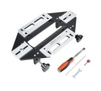 VEVOR Dima per Foratura Cerniera di Legno Falegnamerie 5x2 cm in Lega d'Alluminio, Modello di Foratura Cerniera Regolabile in Lunghezza Larghezza, Utensili per l'Installazione di Porte, Armadi, Mobili